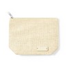 Nécessaire Personnalisée Éco-responsable Pochette Chack Matières : Synthétique Couleurs : naturel