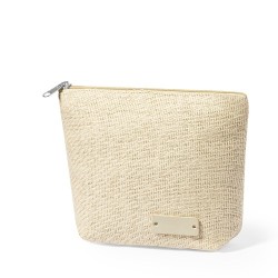 Nécessaire Personnalisée Éco-responsable Pochette Chack Matières : Synthétique Couleurs : naturel 2