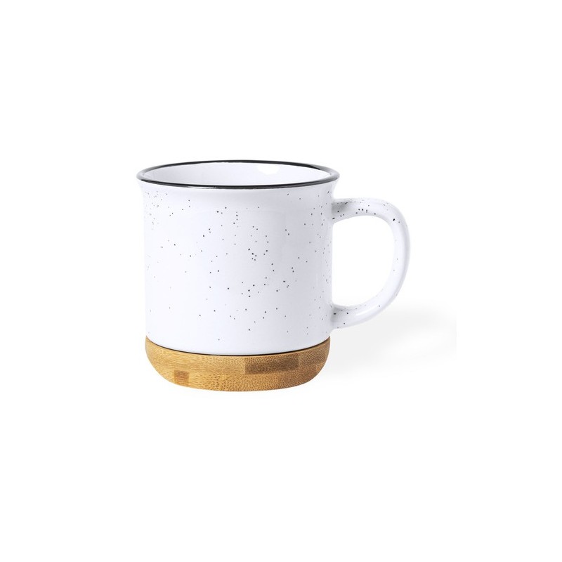 Tasse Personnalisée Élégante et Pratique pas cher - Larray Matières : bambou Couleurs : blanc
