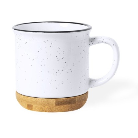 Tasse Personnalisée Élégante et Pratique pas cher - Larray Matières : bambou Couleurs : blanc