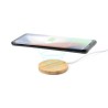Chargeur Support Éco-responsable Innovant Personnalisé Noopy pas cher Matières : bambou Couleurs : blanc marquage laser ultra pr