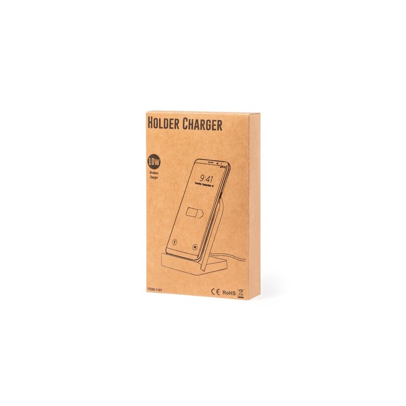 Chargeur Support Éco-responsable Innovant Personnalisé Noopy pas cher Matières : bambou Couleurs : blanc livraison express 24h 4