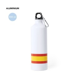 Gourde Sportive Personnalisable Alprin Matières : aluminium Couleurs : drapeau Espagne 2