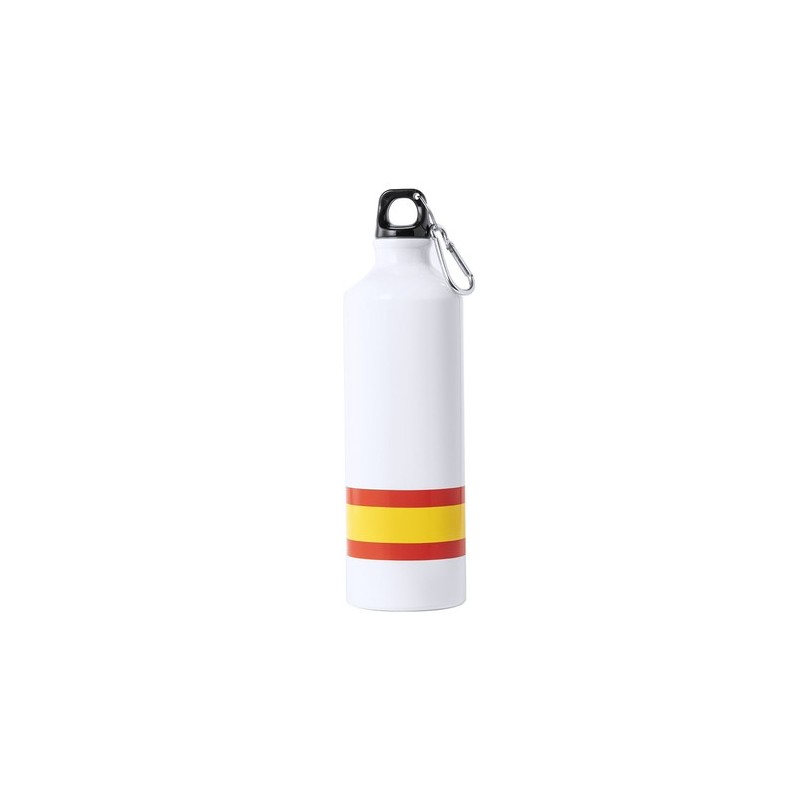 Gourde Sportive Personnalisable Alprin Matières : aluminium Couleurs : drapeau Espagne goodies publicitaire événementiel