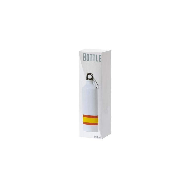 Gourde Sportive Personnalisable Alprin Matières : aluminium Couleurs : drapeau Espagne marquage laser ultra précis