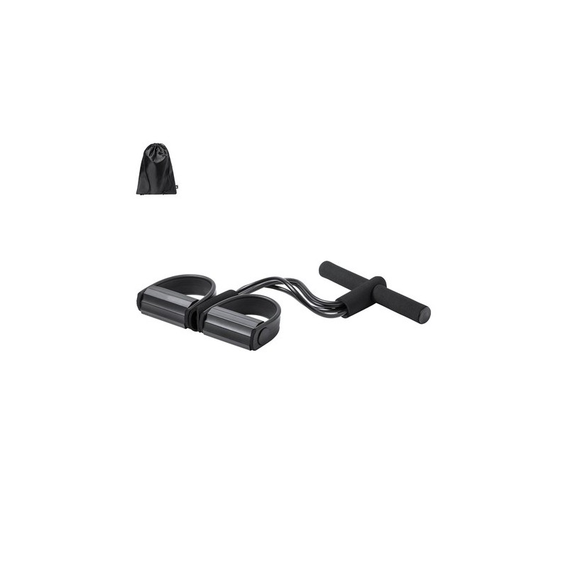 Bande de Résistance Personnalisée Éco-responsable pour Fitness - Rayden Matières : EVA Couleurs : noir personnalisable avec votr