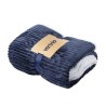 Couverture personnalisée confortable et stylée - Karovix pas cher Matières : polaire Couleurs : gris marquage laser ultra précis