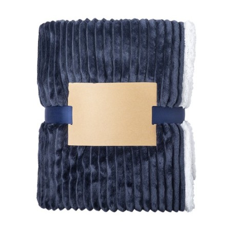 Couverture personnalisée confortable et stylée - Karovix pas cher Matières : polaire Couleurs : bleu marine livraison express 24