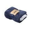 Couverture personnalisée confortable et stylée - Karovix pas cher Matières : polaire Couleurs : bleu marine accessoire événement