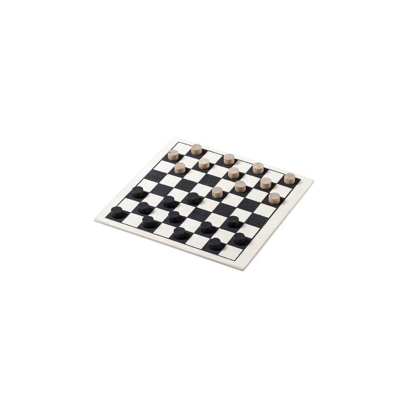 Set personnalisé de jeux Parchess - Échecs, dames et Parcheesi pas cher Matières : bois goodies publicitaire événementiel