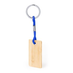 Porte-Clés Éco-responsable Personnalisable - Recbam Matières : bambou Couleurs : rouge cadeau collaborateur premium