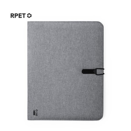 Porte-Documents Éco-responsable et Pratique Personnalisé Sorgax Couleurs : noir Matières : polyester recyclé marquage laser ultr