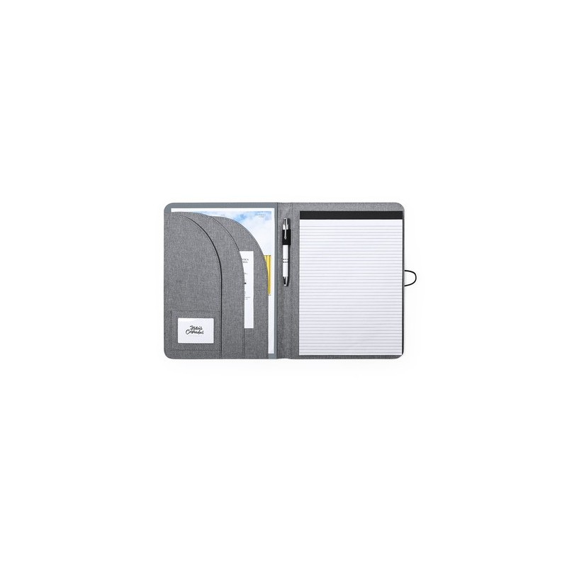 Porte-Documents Éco-responsable et Pratique Personnalisé Sorgax Couleurs : noir Matières : polyester recyclé impression logo hau