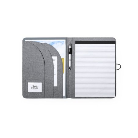 Porte-Documents Éco-responsable et Pratique Personnalisé Sorgax Couleurs : noir Matières : polyester recyclé impression logo hau