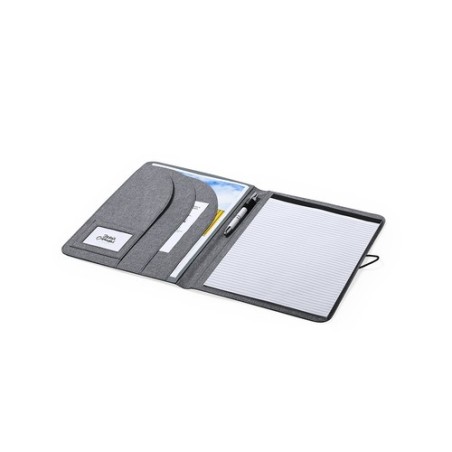 Porte-Documents Éco-responsable et Pratique Personnalisé Sorgax Couleurs : noir Matières : polyester recyclé goodies personnalis