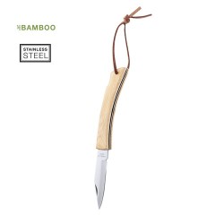 Canif de Poche Personnalisé en Bambou pas cher - Sultan Matières : bambou
