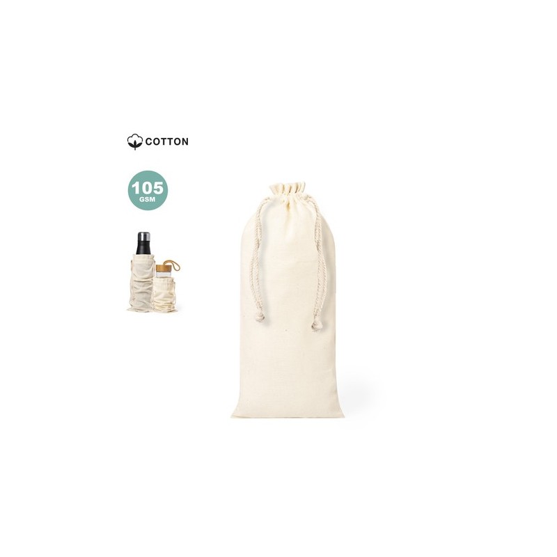 Sac Éco-Friendly en Coton Personnalisé - Sac Bouteille Marcex Matières : coton Couleurs : naturel personnalisable avec votre log