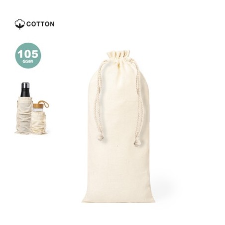 Sac Éco-Friendly en Coton Personnalisé - Sac Bouteille Marcex Matières : coton Couleurs : naturel personnalisable avec votre log