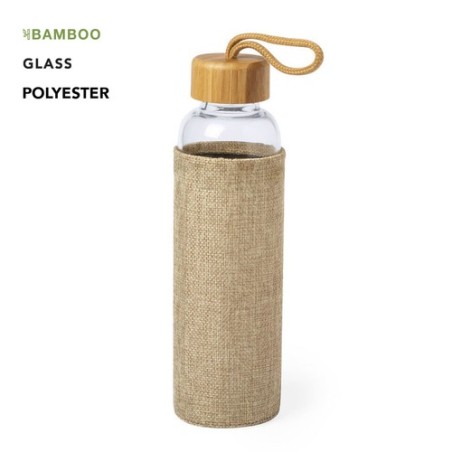 Gourde Éco-Responsable 500 ml Personnalisée pas cher Kasfol Matières : bambou personnalisable avec votre logo