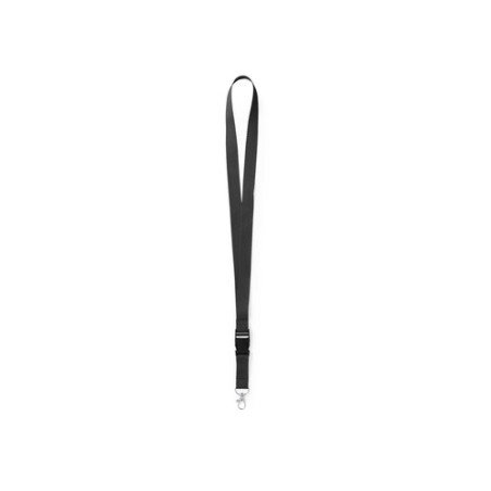 Lanyard Publicitaire Personnalisé Éco-responsable Kunel Matières : polyester Couleurs : rouge objet promo petit budget