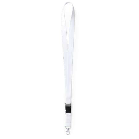 Lanyard Publicitaire Personnalisé Éco-responsable Kunel Matières : polyester Couleurs : rouge objet promotionnel éco-responsable