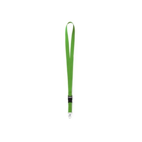 Lanyard Publicitaire Personnalisé Éco-responsable Kunel Matières : polyester Couleurs : noir cadeau entreprise pas cher