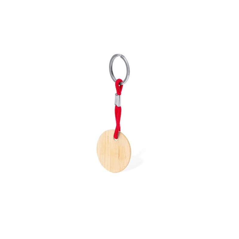 Porte-Clés Éco-responsable Personnalisable - Cirbam Matières : bambou Couleurs : naturel accessoire événementiel unique