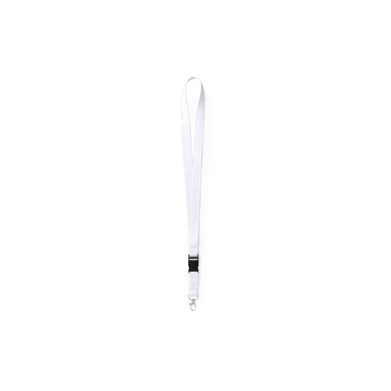 Lanyard Publicitaire Personnalisé Éco-responsable Kunel Matières : polyester Couleurs : bleu personnalisation rapide en France
