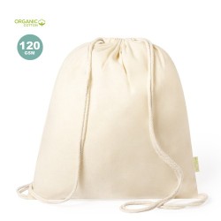 Sac à Dos Éco-Responsable en Coton Bio Personnalisé Tibak Matières : coton organique Couleurs : naturel 2