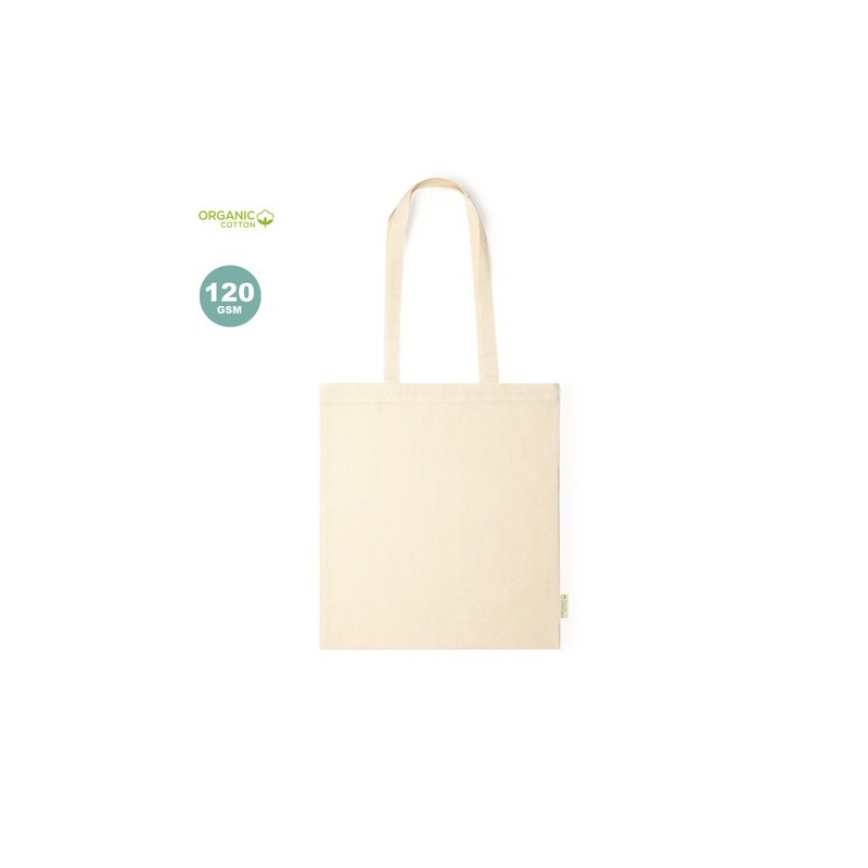 Sac Éco-responsable Pratique Personnalisé en Coton Bio Missam Matières : coton organique Couleurs : naturel personnalisable avec