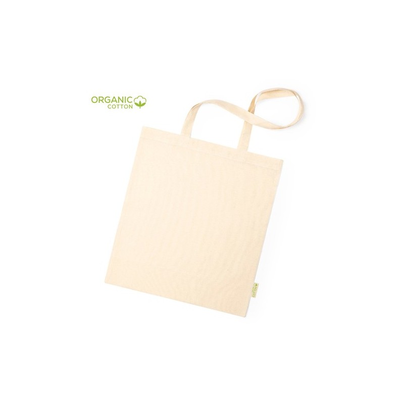 Sac Éco-responsable Pratique Personnalisé en Coton Bio Missam Matières : coton organique Couleurs : naturel goodies publicitaire