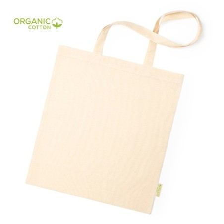 Sac Éco-responsable Pratique Personnalisé en Coton Bio Missam Matières : coton organique Couleurs : naturel goodies publicitaire