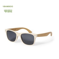 Lunettes de soleil personnalisées UV400 pas cher - Tinex Matières : bambou Couleurs : naturel 2