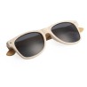 Lunettes de soleil personnalisées UV400 pas cher - Tinex Matières : bambou Couleurs : naturel cadeau entreprise pas cher