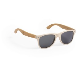 Lunettes de soleil personnalisées UV400 pas cher - Tinex Matières : bambou Couleurs : naturel goodies publicitaire événementiel