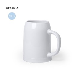 Carafe élégante et pratique personnalisée - Tilton Matières : céramique Couleurs : blanc 2