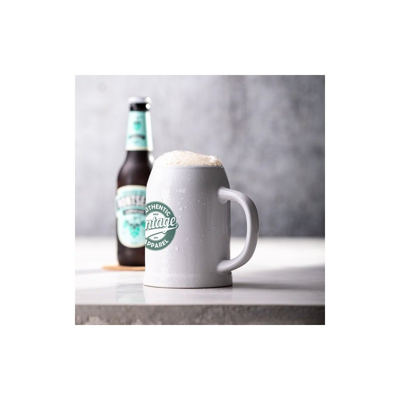 Carafe élégante et pratique personnalisée - Tilton Matières : céramique Couleurs : blanc cadeau entreprise pas cher