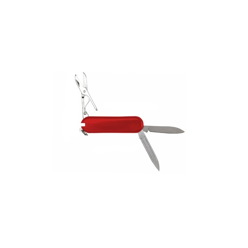 Mini-Canif Personnalisé Multi-Usages - Castilla Matières : acier inoxydable Couleurs : rouge cadeau entreprise pas cher