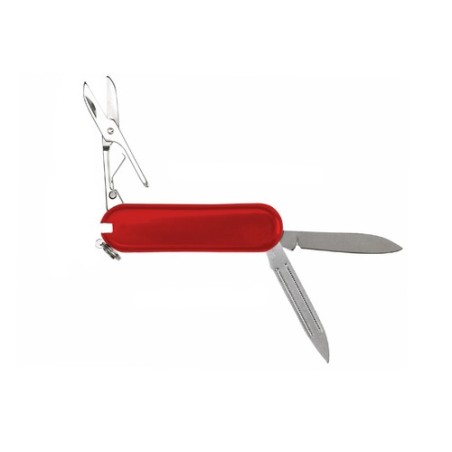 Mini-Canif Personnalisé Multi-Usages - Castilla Matières : acier inoxydable Couleurs : rouge cadeau entreprise pas cher