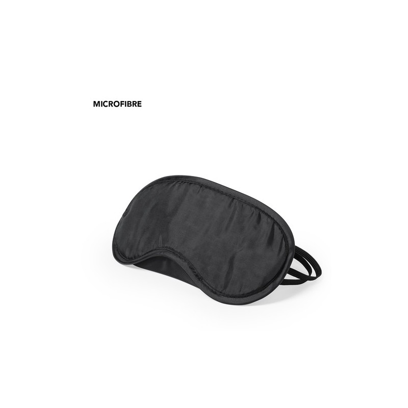 Masque de voyage personnalisé bien-être et confort Asleep Matières : microfibre Couleurs : noir goodies publicitaire événementie