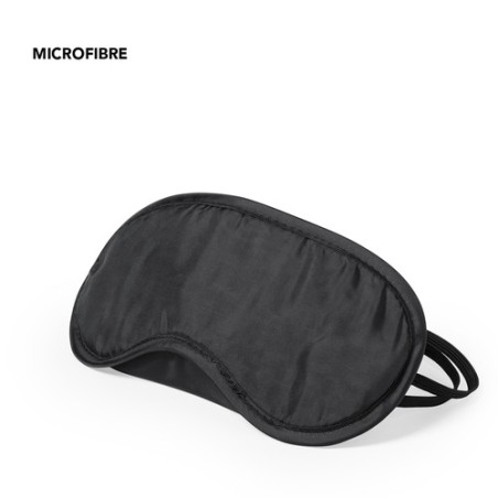 Masque de voyage personnalisé bien-être et confort Asleep Matières : microfibre Couleurs : noir goodies publicitaire événementie