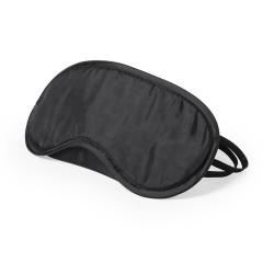 Masque de voyage personnalisé bien-être et confort Asleep Matières : microfibre Couleurs : noir marquage laser ultra précis