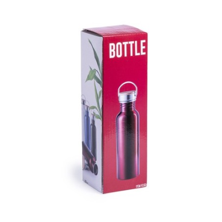 Gourde Personnalisable Éco-responsable Tulman - Bidon Matières : bambou Couleurs : blanc cadeau entreprise pas cher