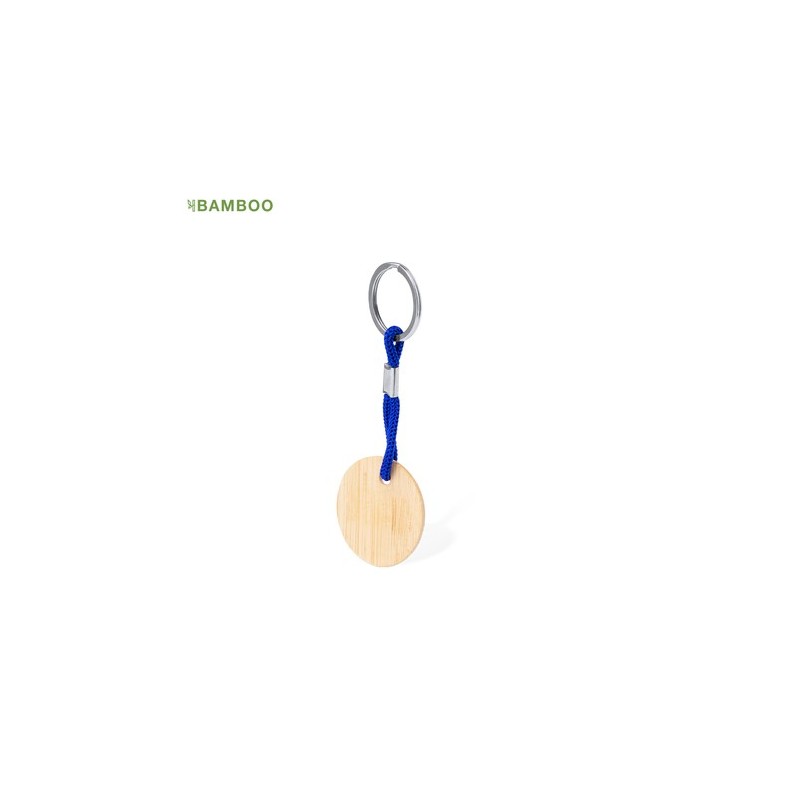 Porte-Clés Éco-responsable Personnalisable - Cirbam Matières : bambou Couleurs : jaune livraison express 24h 48h