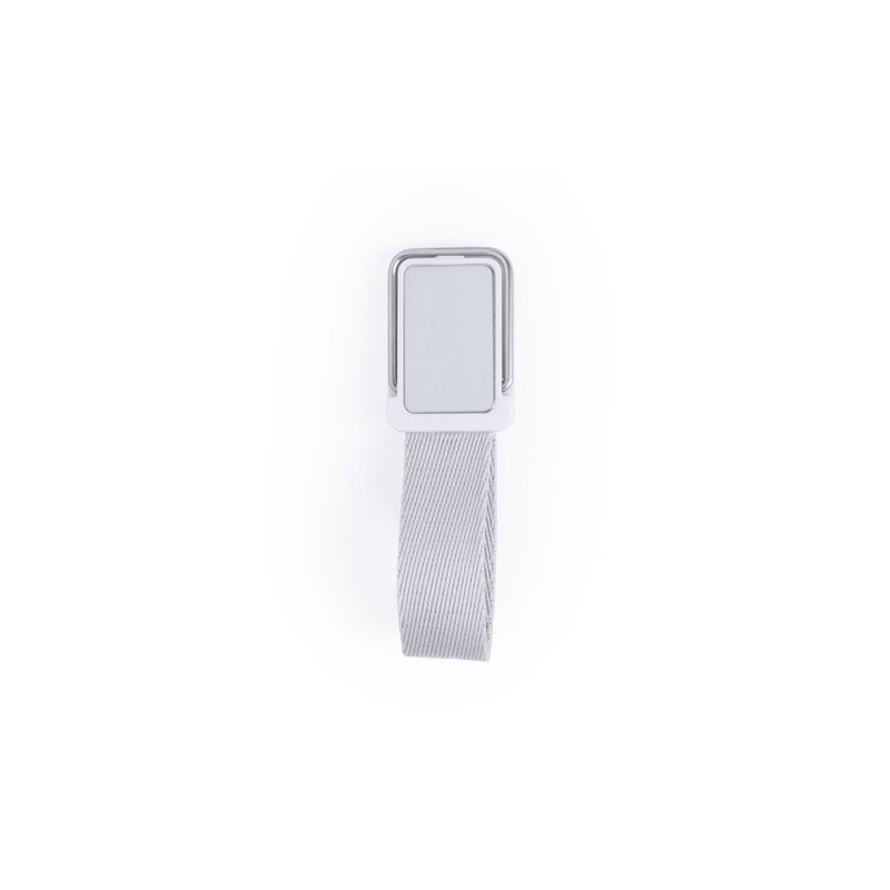 Support Smartphone Personnalisé Éco-responsable Manfix Couleurs : gris personnalisable avec votre logo