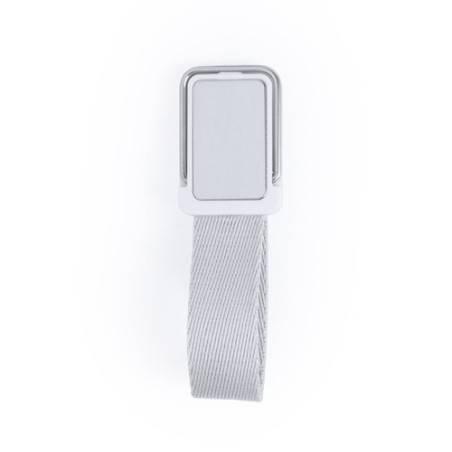 Support Smartphone Personnalisé Éco-responsable Manfix Couleurs : gris personnalisable avec votre logo