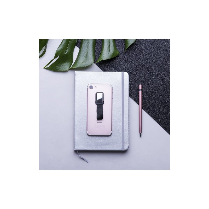 Support Smartphone Personnalisé Éco-responsable Manfix Couleurs : gris cadeau affaires élégant