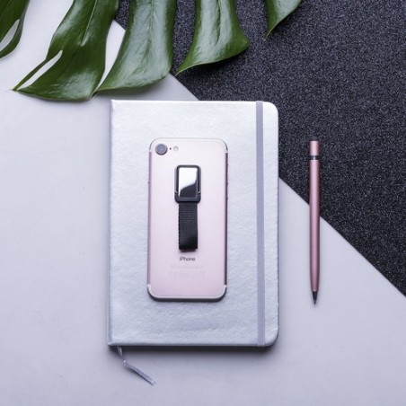 Support Smartphone Personnalisé Éco-responsable Manfix Couleurs : gris cadeau affaires élégant
