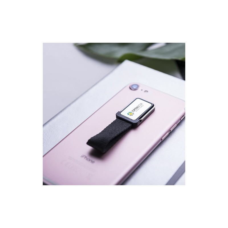 Support Smartphone Personnalisé Éco-responsable Manfix Couleurs : gris personnalisation sur mesure