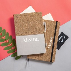 Bloc Notes Éco-responsable et Pratique Personnalisé pas cher Hartil Matières : liège impression haute définition